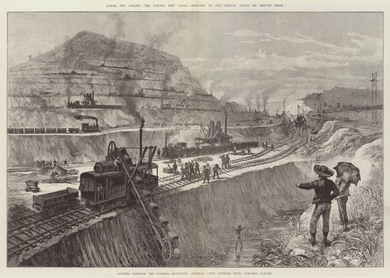 A través de Dos Océanos, el Canal de Panamá de Melton Prior
