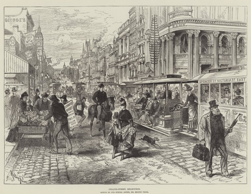 Calle Collins, Melbourne de Melton Prior