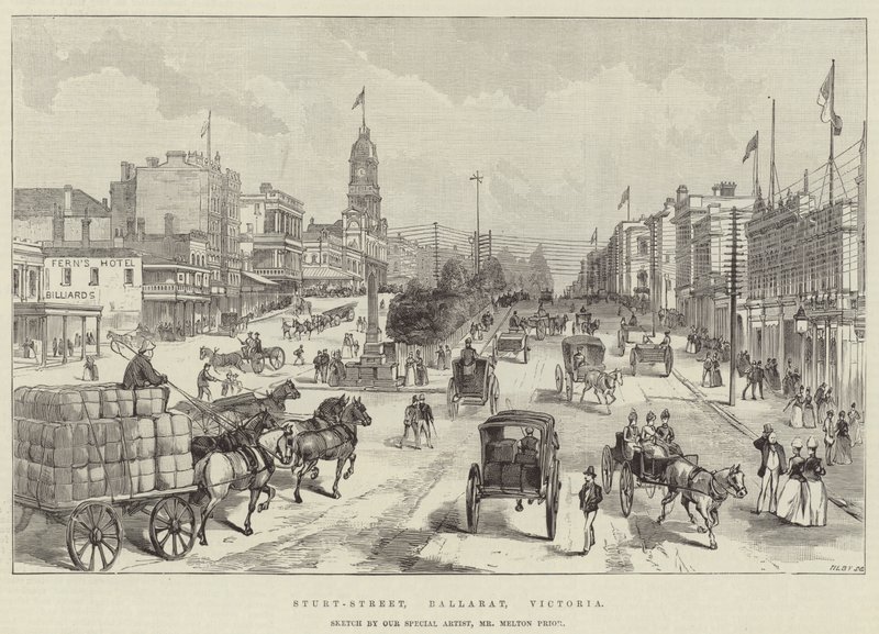Calle Sturt, Ballarat, Victoria de Melton Prior