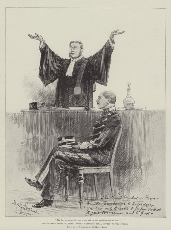 El Consejo de Guerra de Dreyfus, Apelación Final de Maitre Demange a los Jueces de Melton Prior