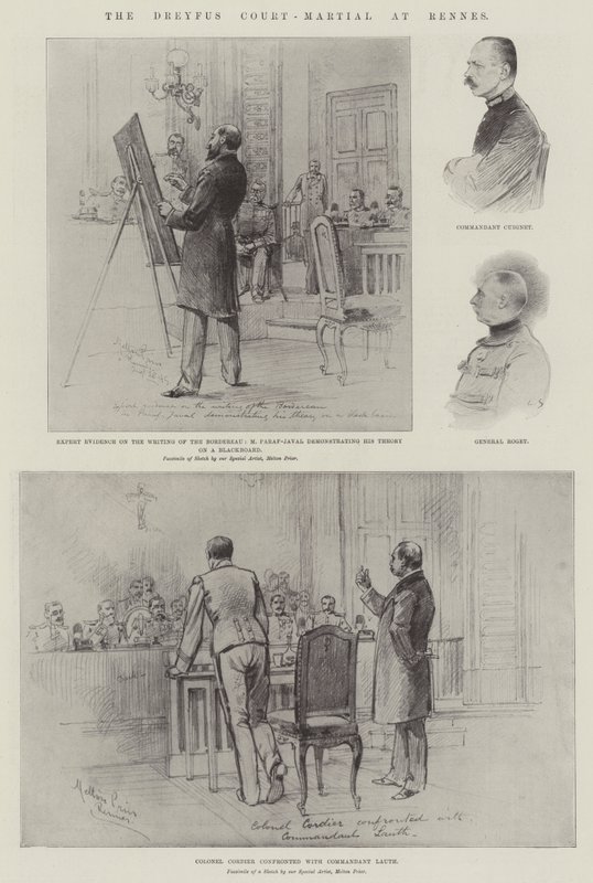El Consejo de Guerra de Dreyfus en Rennes de Melton Prior