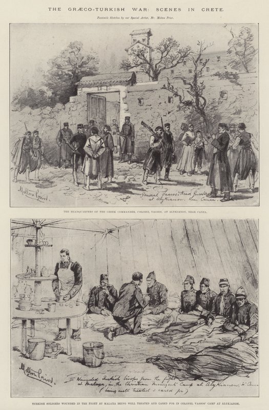 La Guerra Greco-Turca, Escenas en Creta de Melton Prior