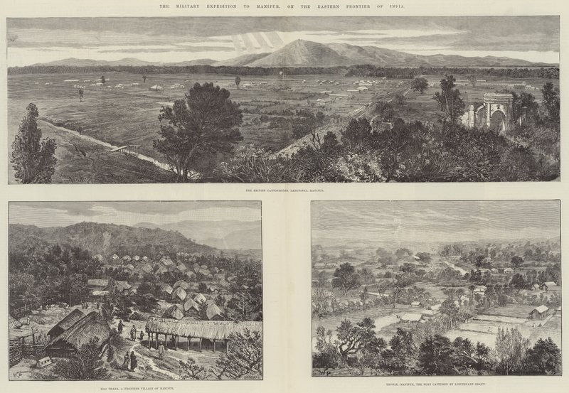 La Expedición Militar a Manipur, en la Frontera Oriental de la India de Melton Prior