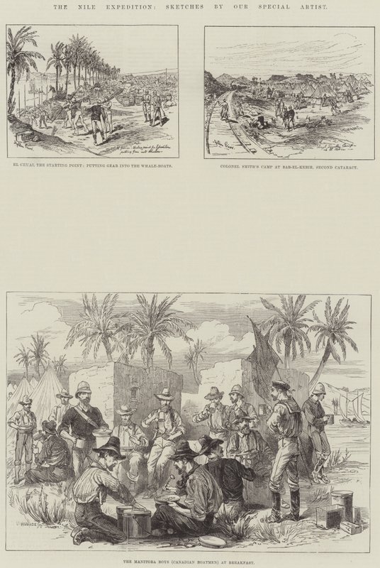 La expedición del Nilo de Melton Prior