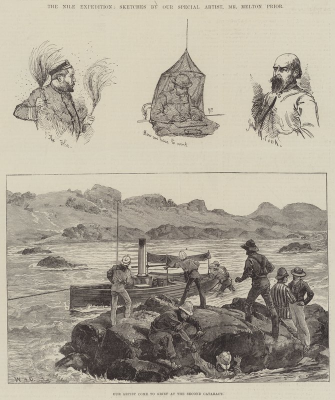 La expedición del Nilo de Melton Prior