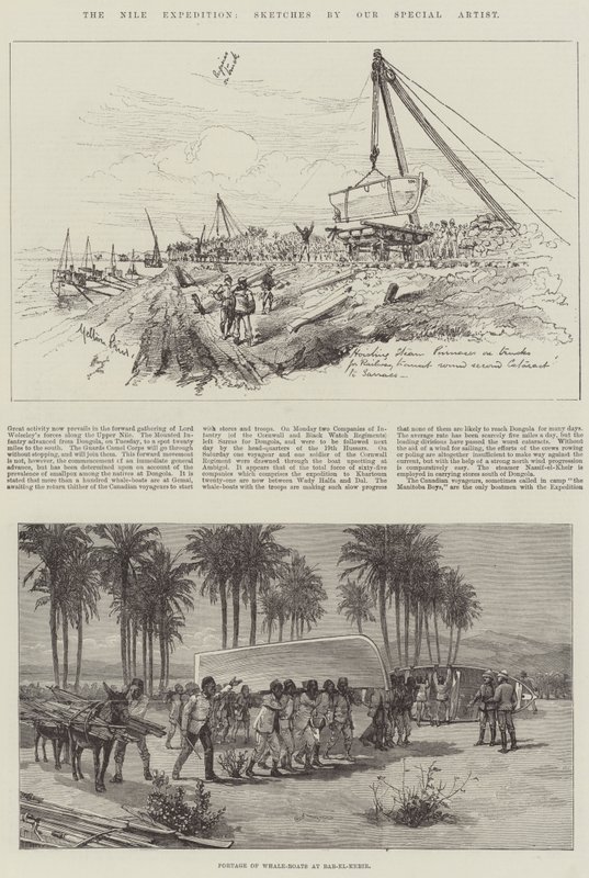 La expedición del Nilo de Melton Prior