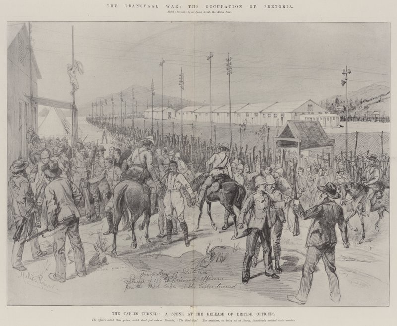 La Guerra del Transvaal, la ocupación de Pretoria de Melton Prior