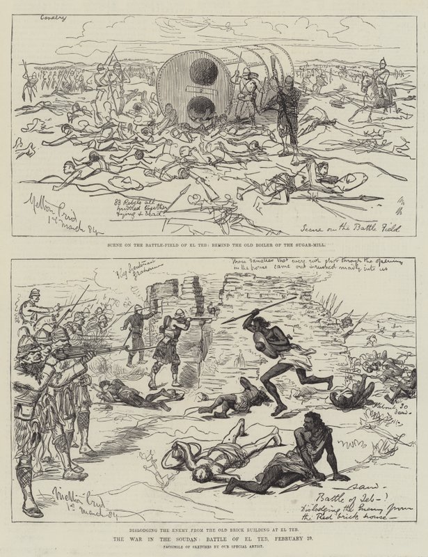 La guerra en Sudán, batalla de El Teb, 29 de febrero de Melton Prior