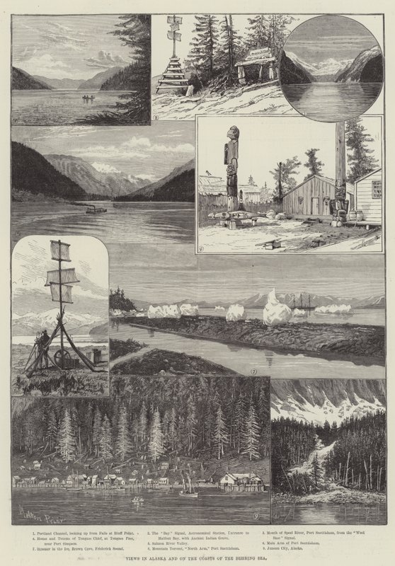 Vistas en Alaska y en las Costas del Mar de Bering de Melton Prior