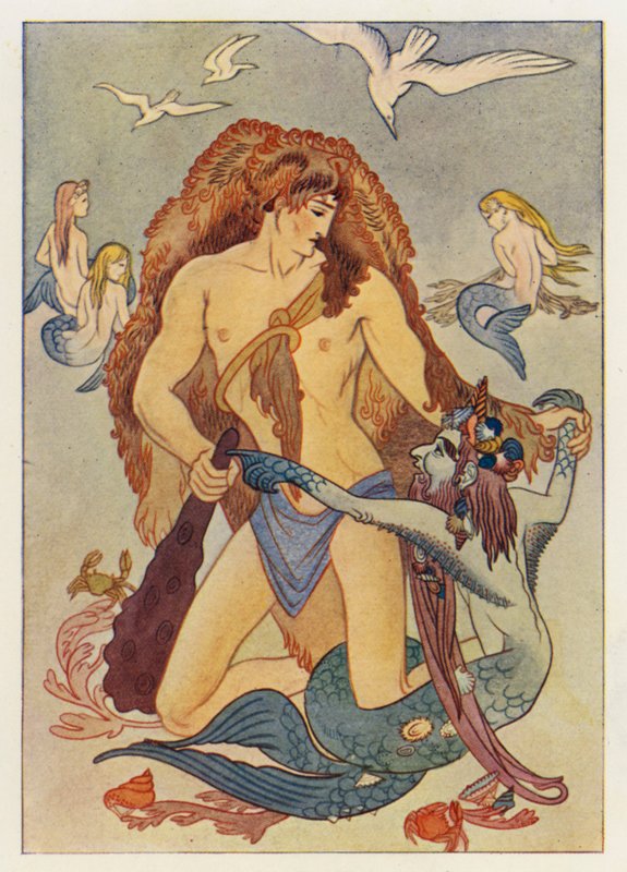 Hércules y el anciano del mar de Merlyn Mann