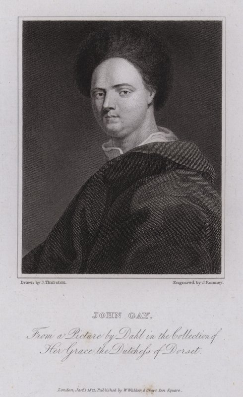 John Gay, poeta y dramaturgo inglés de Michael Dahl