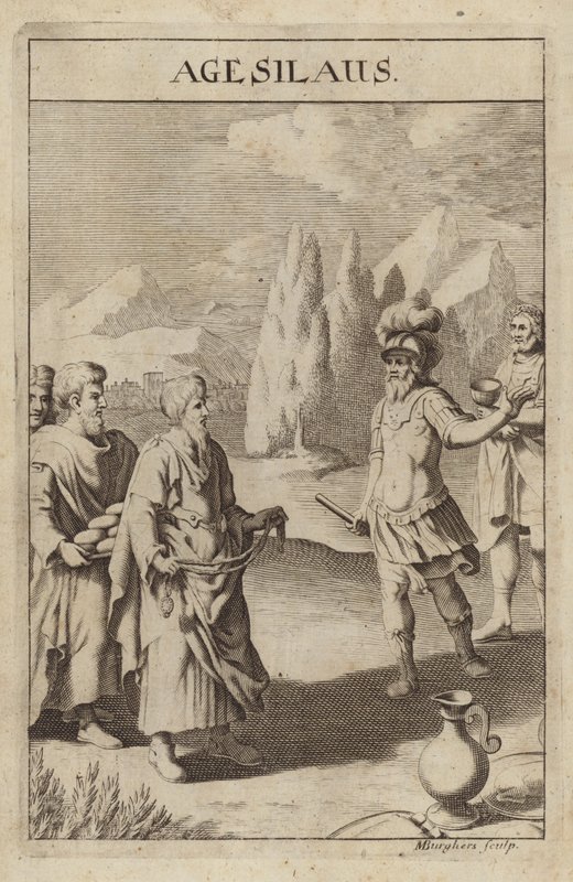 Agesilao II, rey y general espartano de Michael Burghers