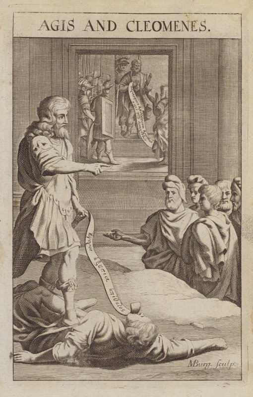 Agis IV y Cleómenes III, reyes espartanos de Michael Burghers