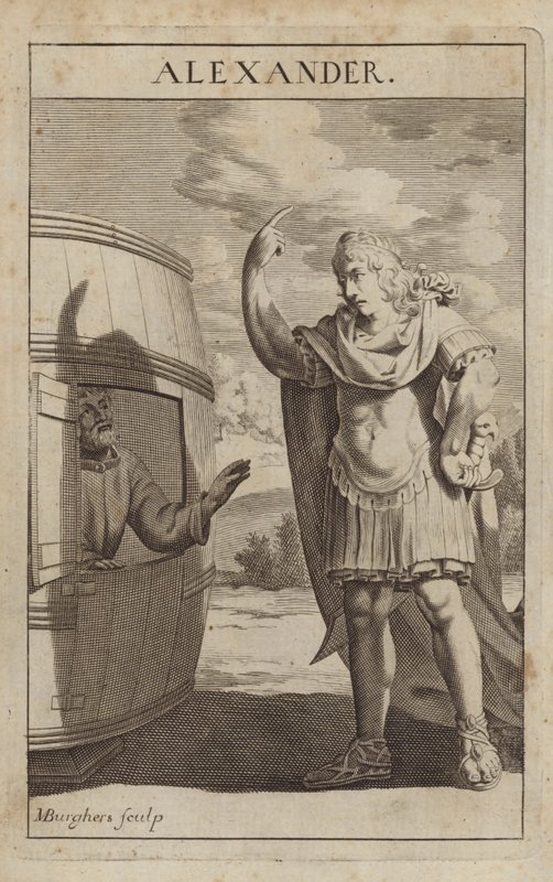 Alejandro Magno, rey macedonio y general griego de Michael Burghers