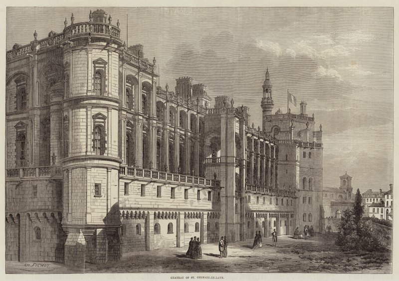 Castillo de St Germain-en-Laye de Michel Charles Fichot