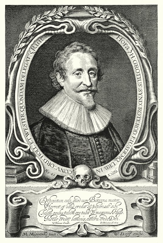 Hugo Grotius, jurista, teólogo, filósofo y autor holandés de Michiel Jansz. van (after) Miereveld