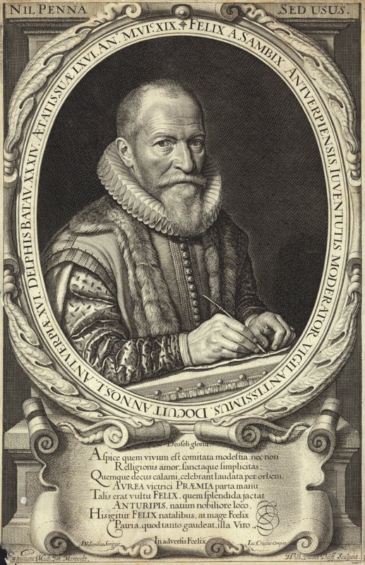 Retrato de Felix van Sambix de Michiel Jansz van Mierevelt