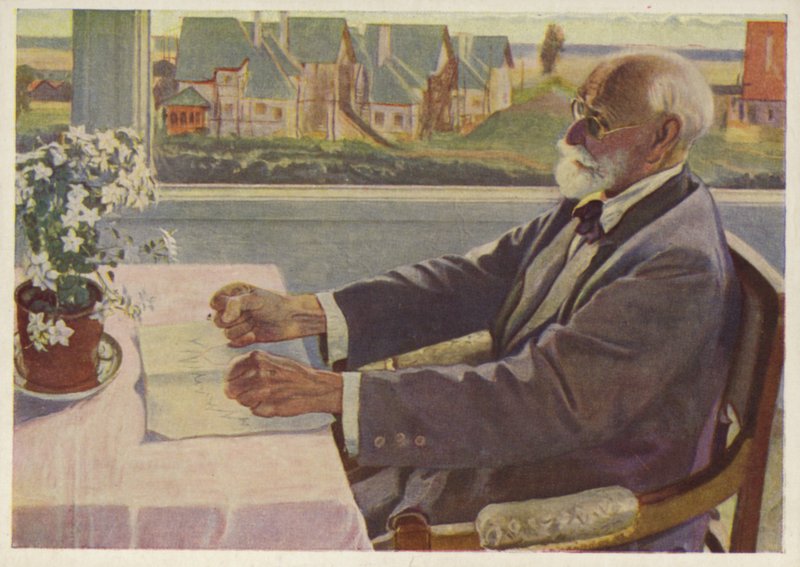 Iván Pavlov, fisiólogo ruso de Mikhail Vasilievich Nesterov
