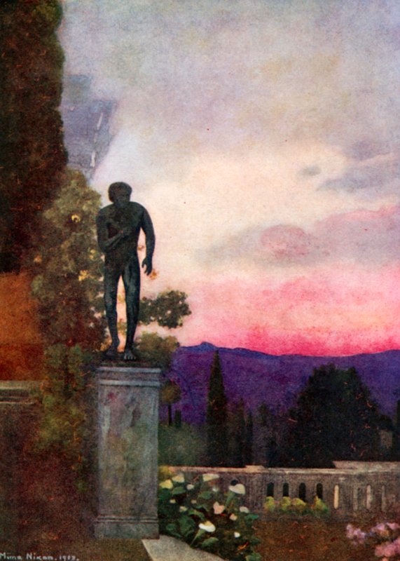 Atardecer, el Achilleion, Corfú de Mima Nixon