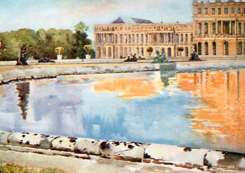 El Ala Norte del Palacio, desde el Parterre D