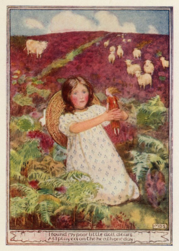 My Little Doll, poema de Charles Kingsley (litografía en color) de Minnie Didbin Spooner