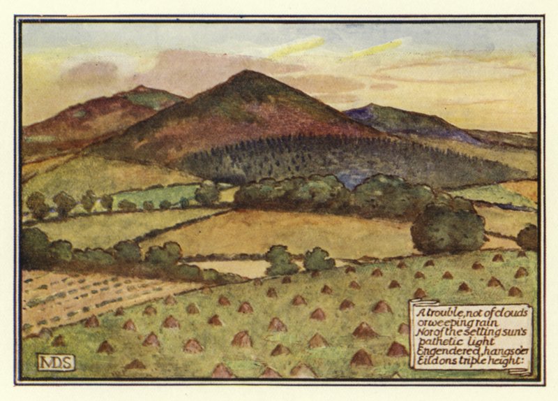 Sobre la partida de Sir Walter Scott (litografía en color) de Minnie Didbin Spooner