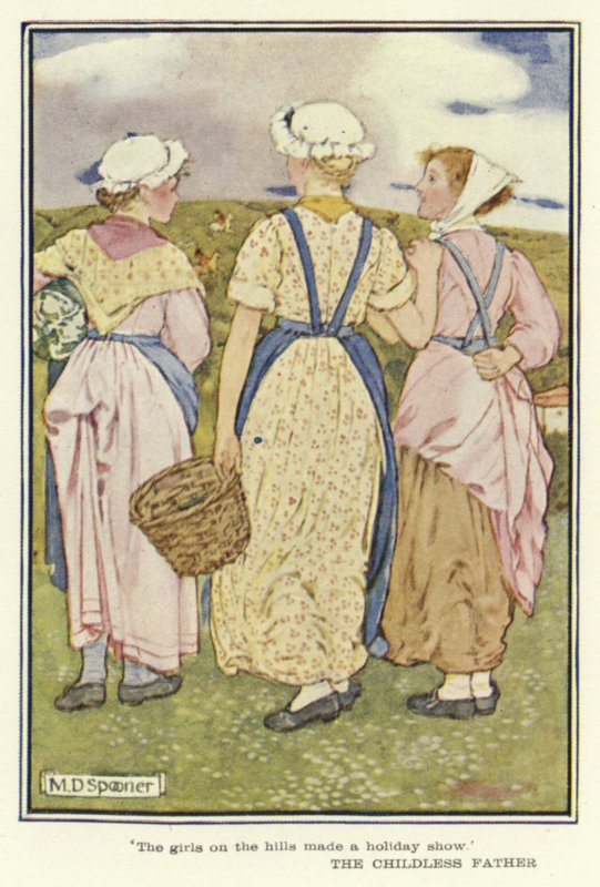 El padre sin hijos (litografía en color) de Minnie Didbin Spooner