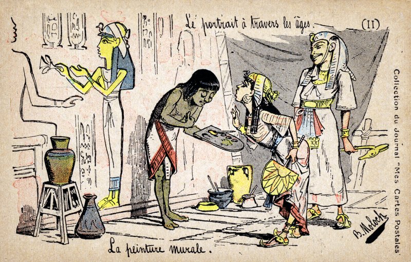 Arte egipcio de Moloch