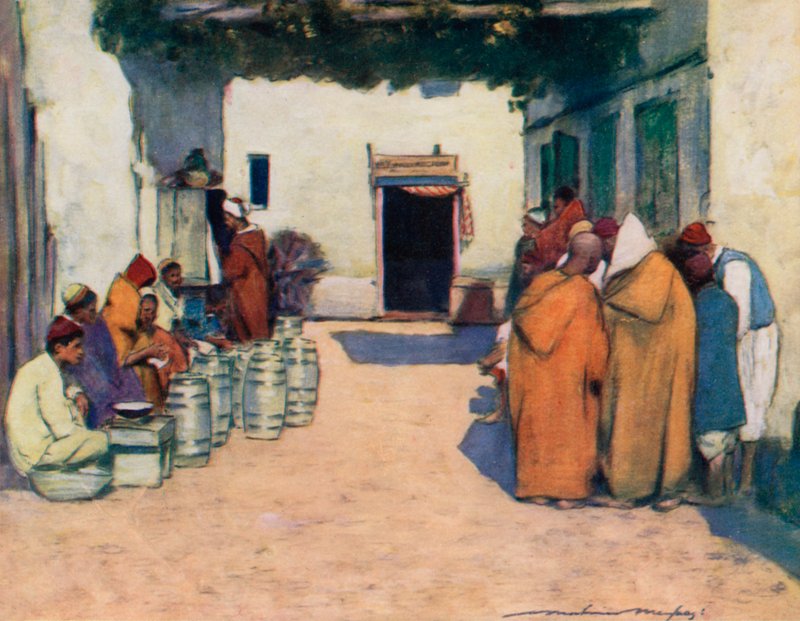 Un patio de Mortimer Ludington Menpes