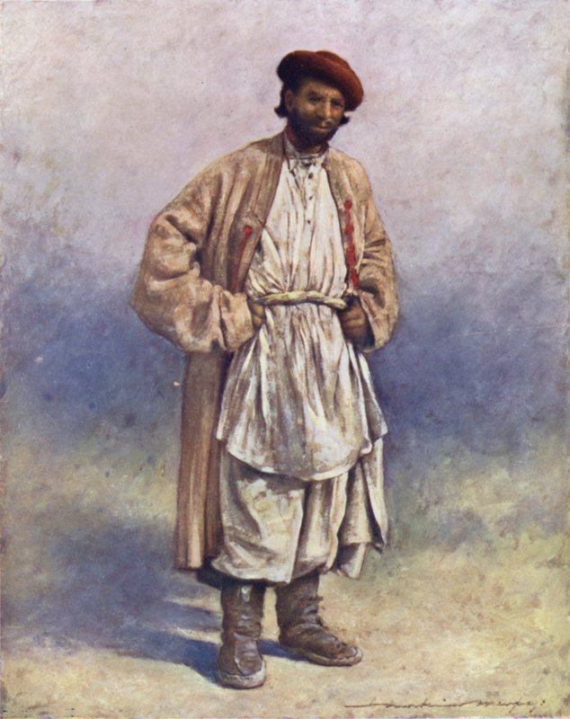 Un pastor hindú de las colinas de Cachemira de Mortimer Ludington Menpes