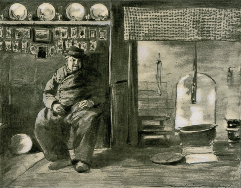 Un interior provincial de Mortimer Ludington Menpes