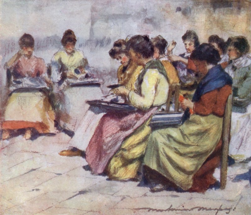 Ensartadores de cuentas de Mortimer Ludington Menpes