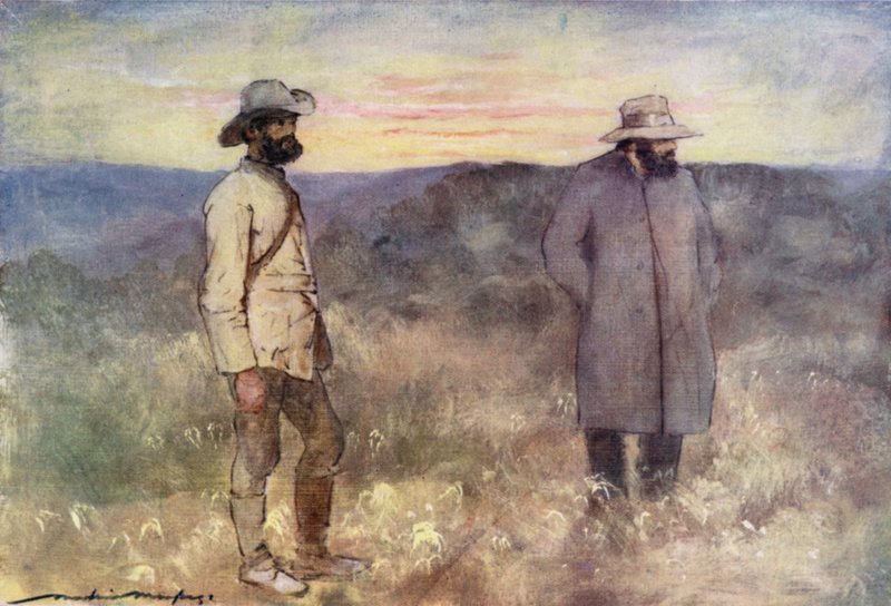 Cronje y el Mayor Albrecht de Mortimer Ludington Menpes