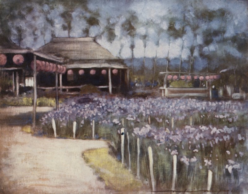Jardín de lirios de Mortimer Ludington Menpes