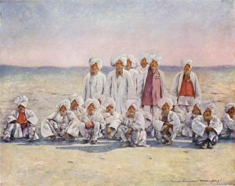 En el Día del Durbar de Mortimer Ludington Menpes