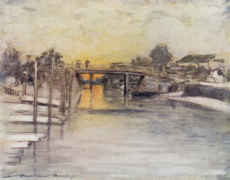 Sobre el puente de Mortimer Ludington Menpes