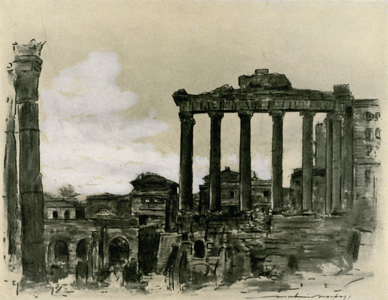 Restos de la Antigua Roma de Mortimer Ludington Menpes