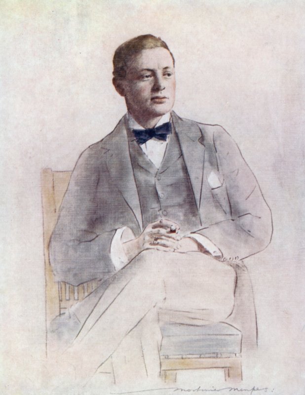 Winston Churchill de Mortimer Ludington Menpes