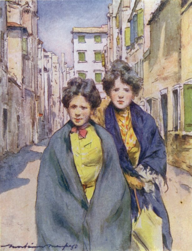 Chicas trabajadoras de Mortimer Ludington Menpes