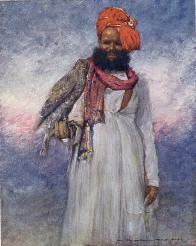 Un cetrero de Rajgarh de Mortimer Ludington Menpes