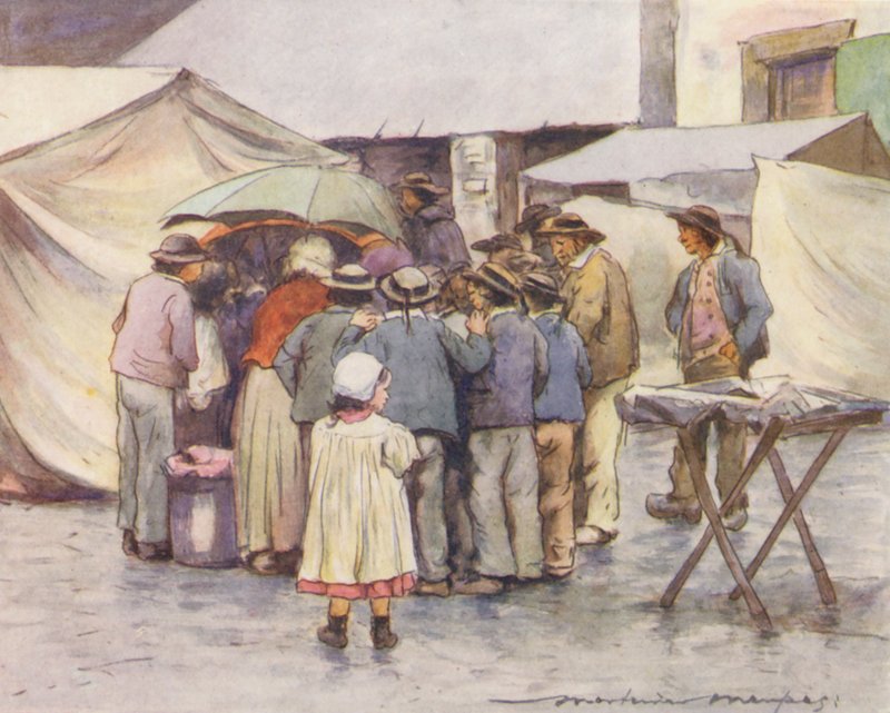 Curiosidad (litografía en color) de Mortimer Ludington Menpes