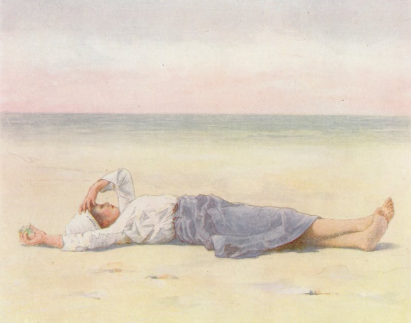 In the Eye of the Sun (litografía en color) de Mortimer Ludington Menpes