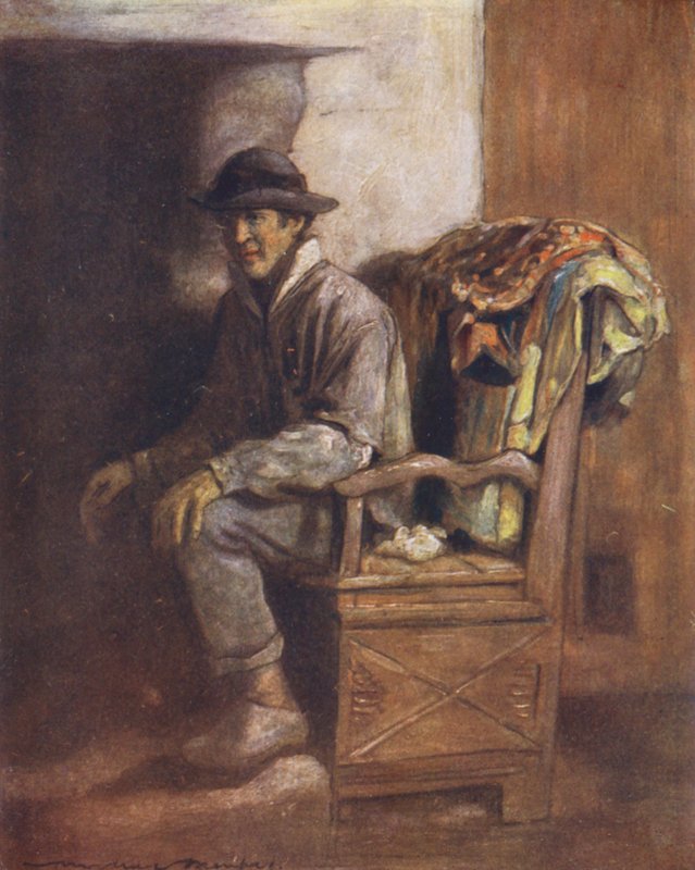 En el rincón de Ingle (litografía en color) de Mortimer Ludington Menpes