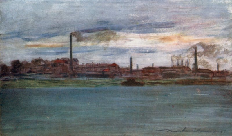 Cerca de Charenton de Mortimer Ludington Menpes