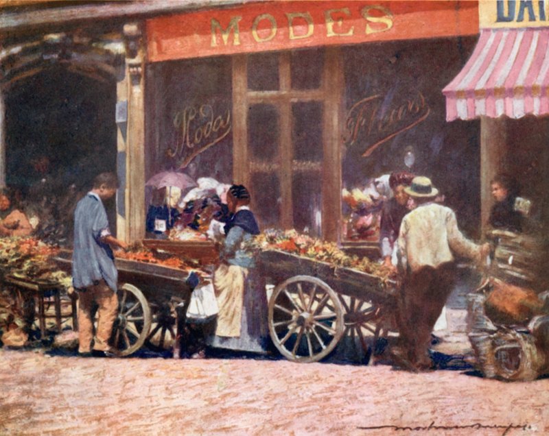 Calle de la Fayette de Mortimer Ludington Menpes