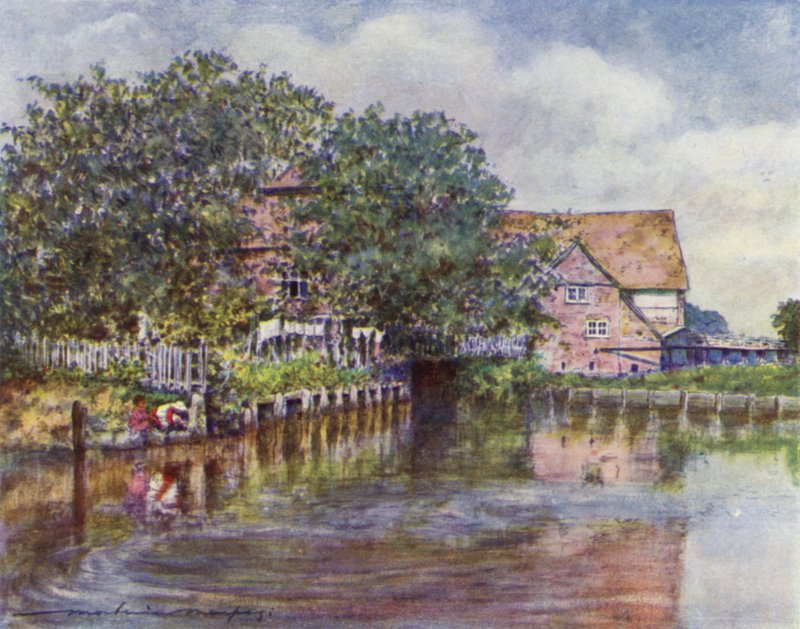 Molino de Streatley de Mortimer Ludington Menpes