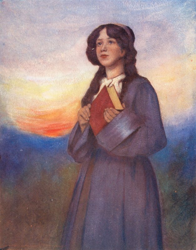Niños del mundo: American, Sunset (litografía en color) de Mortimer Ludington Menpes