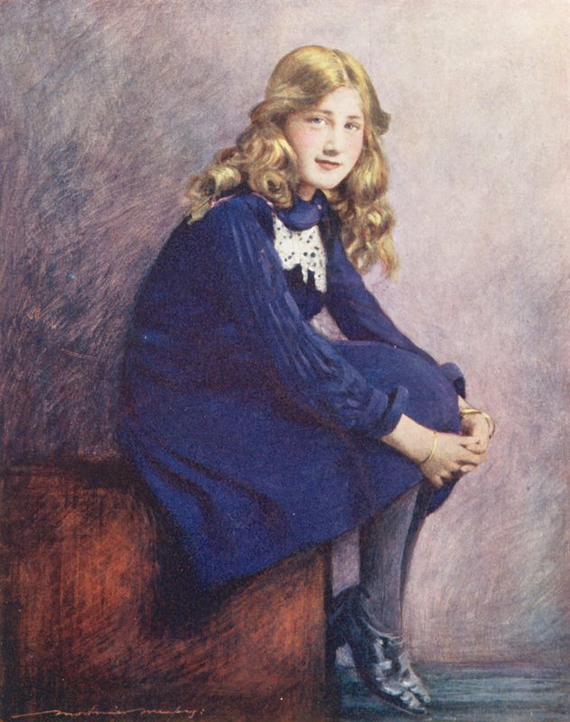 Niños del mundo: Inglés, Sweet Innocence (litografía en color) de Mortimer Ludington Menpes