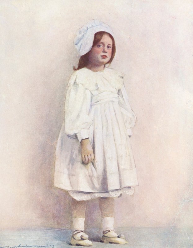Niños del mundo: Flemish, Marguerite (litografía en color) de Mortimer Ludington Menpes