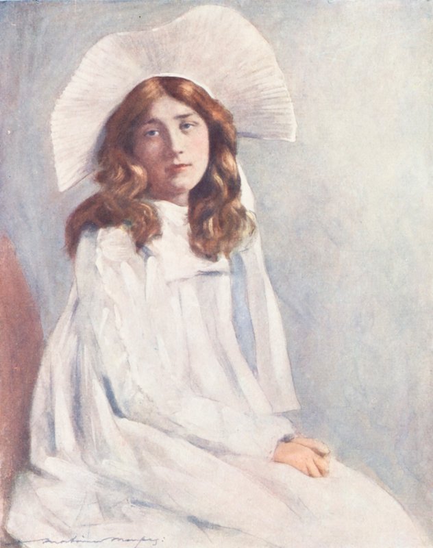 Niños del mundo: French, Phillis (litografía en color) de Mortimer Ludington Menpes